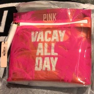 Pink Victoria’s Secret Peekaboo Cosmetic Bag